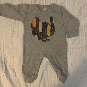 Unisex Thanksgiving Romper - Size 6-12 Months